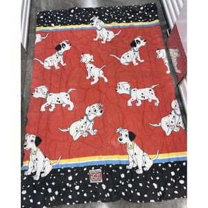 Walt Disney 101 Dalmatians Kids Twin Comforter 1990s Vintage